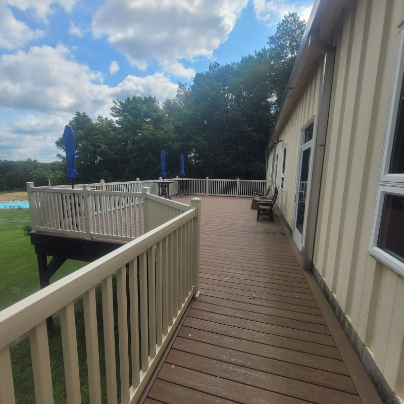 outdoor deck